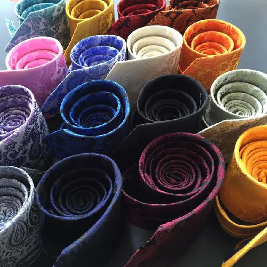 Заводской продавец мужской классический винтажный галстук 100% шелк 8 см галстуки