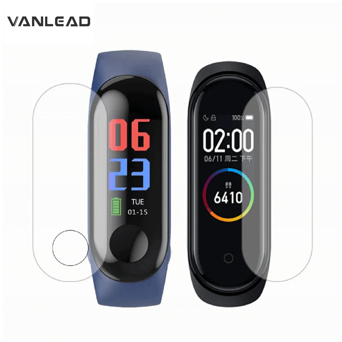 Для Xiaomi mi Band4 Band3 Защитная пленка для экрана Высокая проницаемость на весь экран