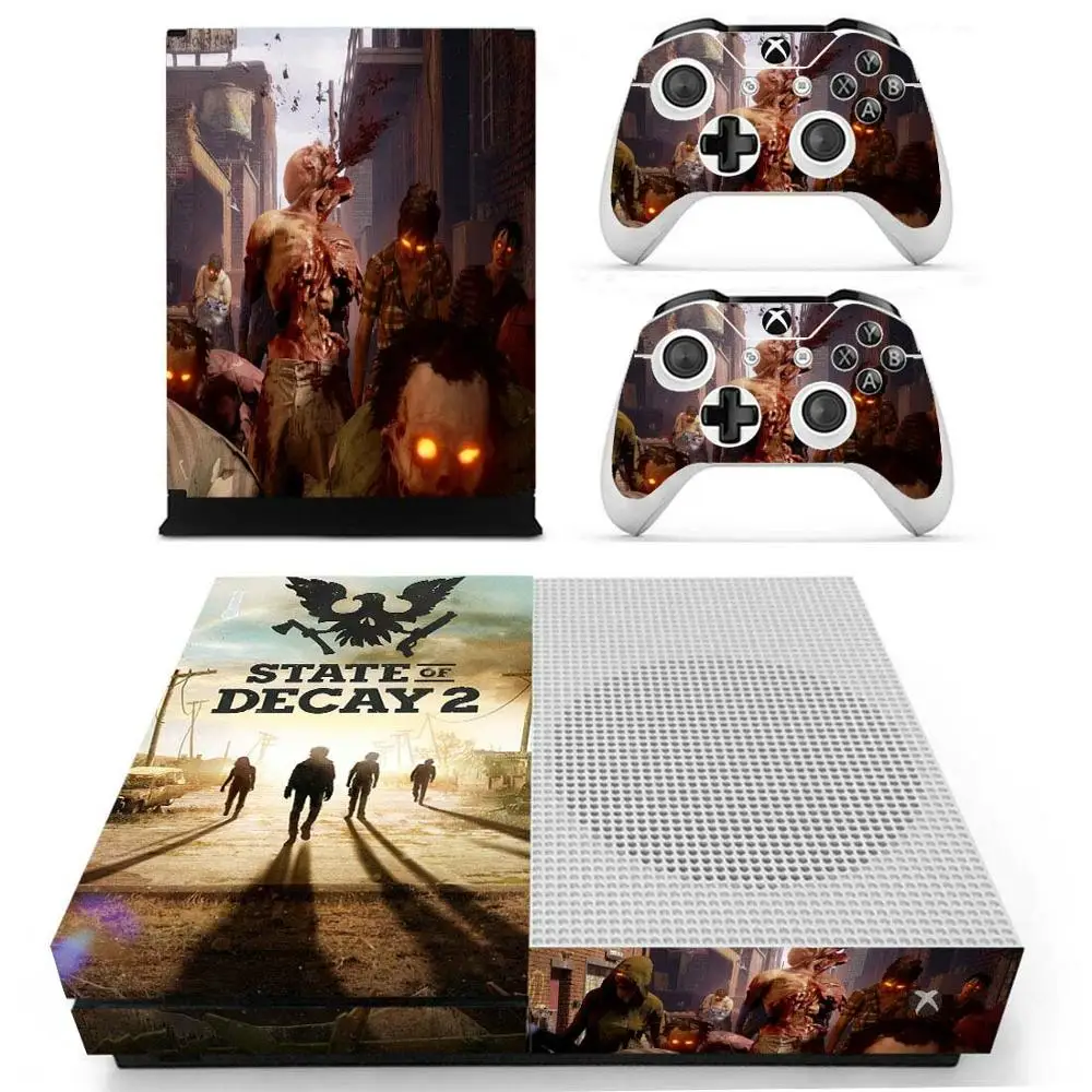 State of Decay 2 стикер s для Xbox One S виниловые наклейки на кожу Pegatinas Adesivo one тонкая консоль