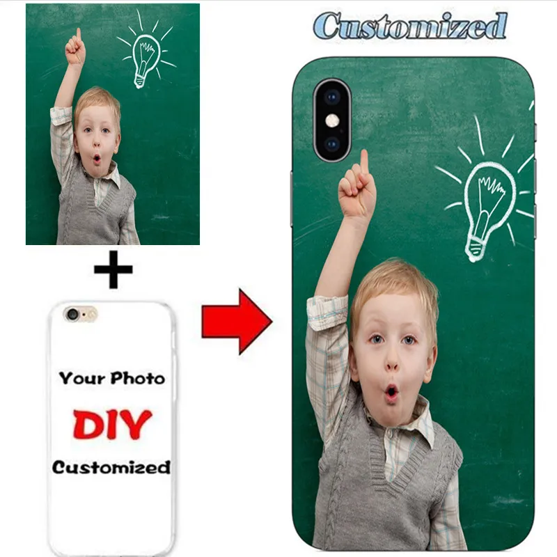 Customized LOGO Name Custom Photo Case for Meizu M3 Note Meilan Note3 M5 M6 M8 M9 Metal DIY Picture Personalized Soft Cover | Мобильные