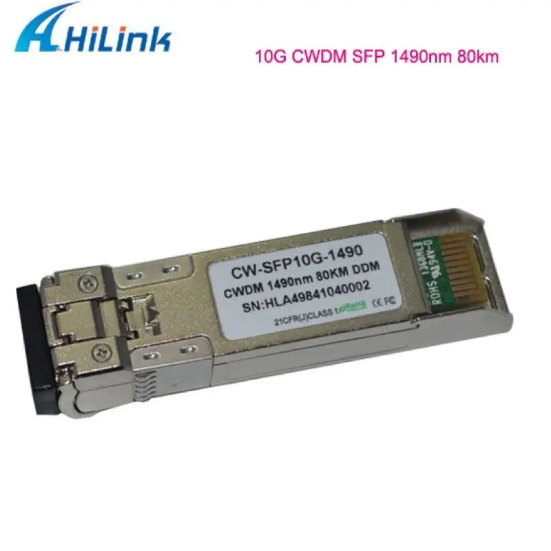 10G 80km CWDM SFP 1470 ~ 1610nm трансиверы 1490nm волоконно оптический модуль|module|module sfp |