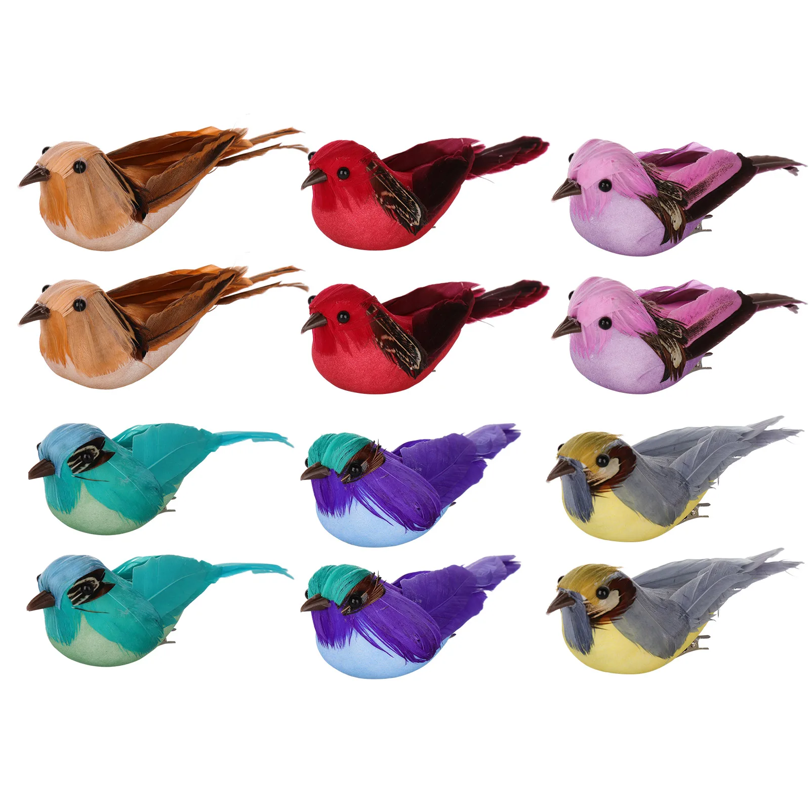 

Fake Bird Garden Decoration Birds Simulation Foam Bird Simulation Wedding Decoration Artificial Birds Clip On Feather Birds