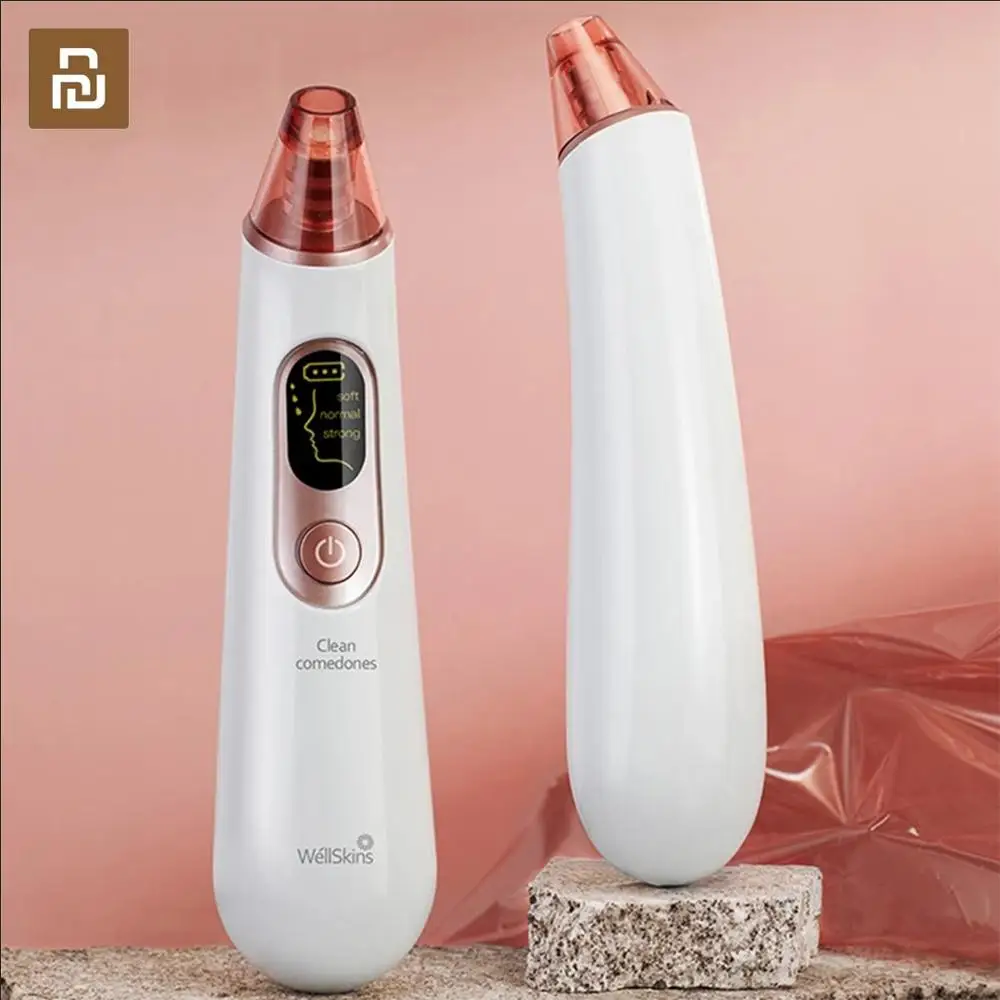 

2020 Wellskins Electric Blackhead Cleaner Deep Pore Cleanser Acne Pimple Removal Vacuum Suction Facial SPA Facial Care Tools