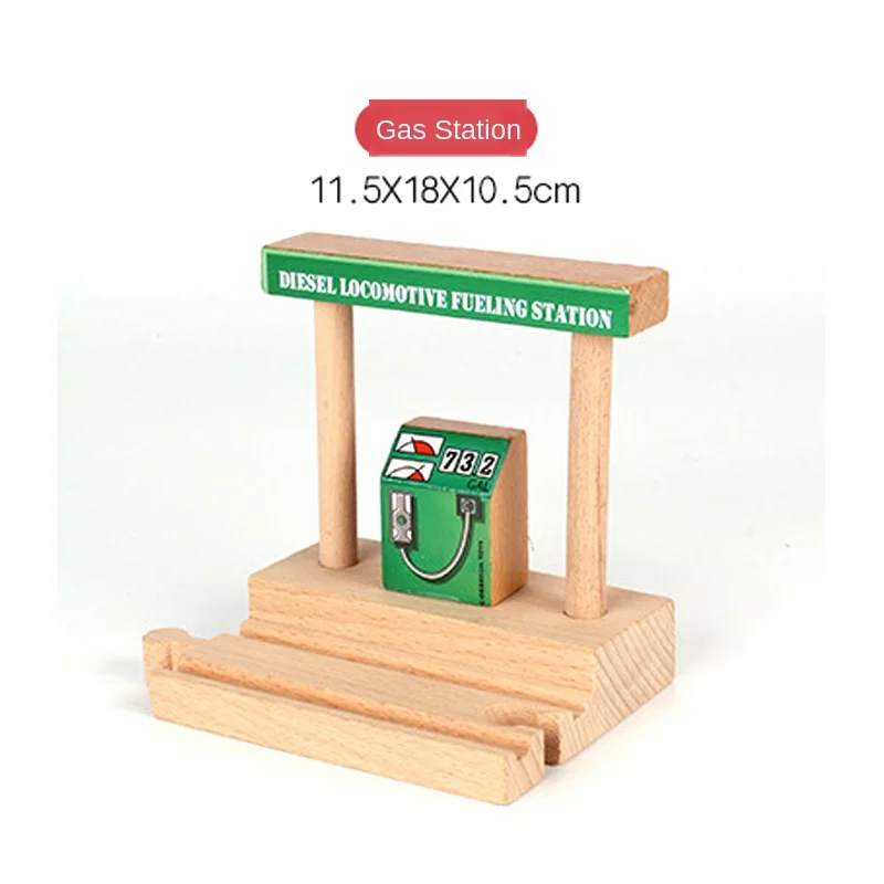 P151 трек игрушечный локомотив дизельная заправочная станция обучающий поезд