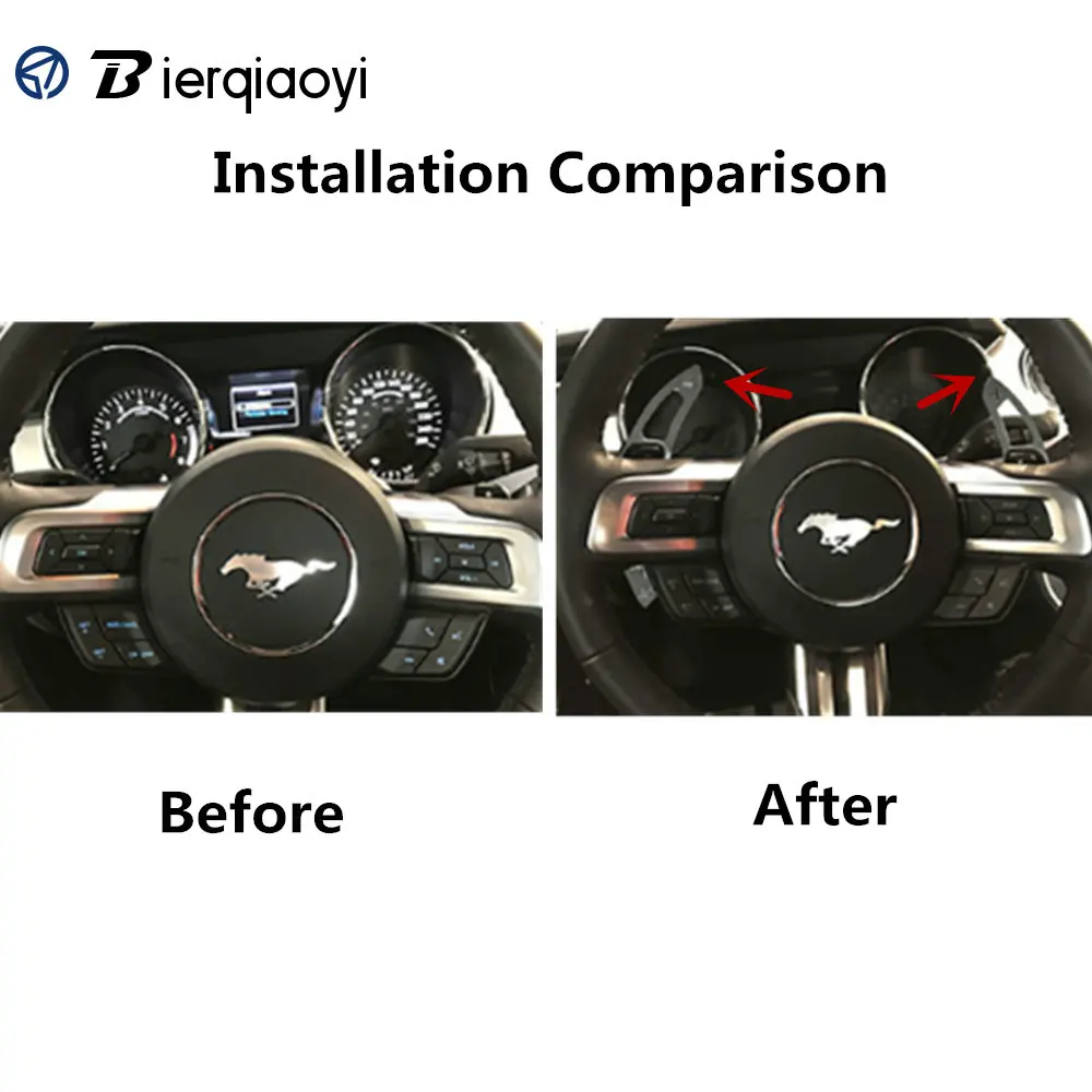 2 шт. весла для переключения передач для Ford, рулевое колесо для автомобиля, весло для переключения передач, расширение для Ford Mustang аксессуары