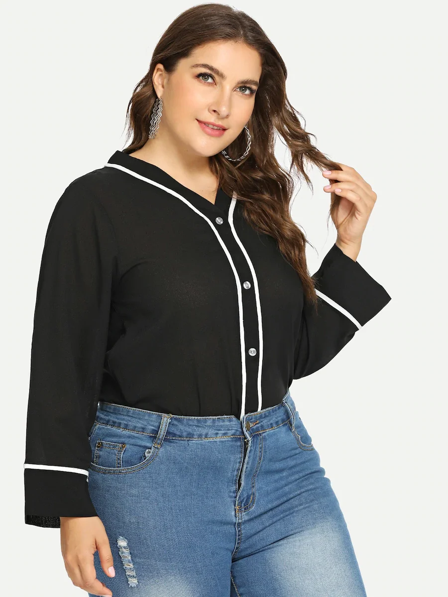 Большие размеры 6XL 5XL XXXXL рубашка горячая Распродажа тонкие шифоновые женские топы Летние повседневные топы шифоновая блузка с v-образным вырезом