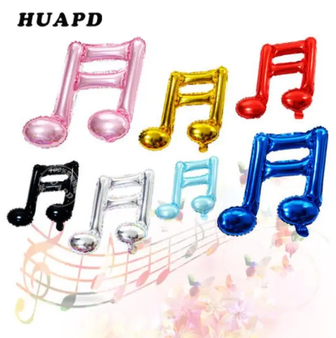 10 шт. цветные музыкальные шары с двойными нотами балетные для девочек вечерние