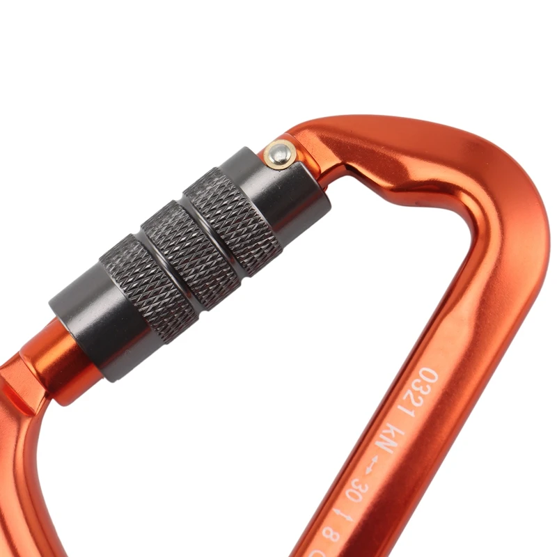

Outdoor 7075 Aviation Aluminum D-Shaped Carabiner 30KN Automatic Lock Safety Hanging Buckle Climbing Main Lock