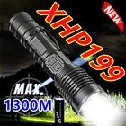 Супер яркий Мощный светодиодный фонарик Xhp199, фонарик Xhp90, тактический светильник онарь, Usb Перезаряжаемый фонарик 18650 Xhp70, светодиодный фонарь