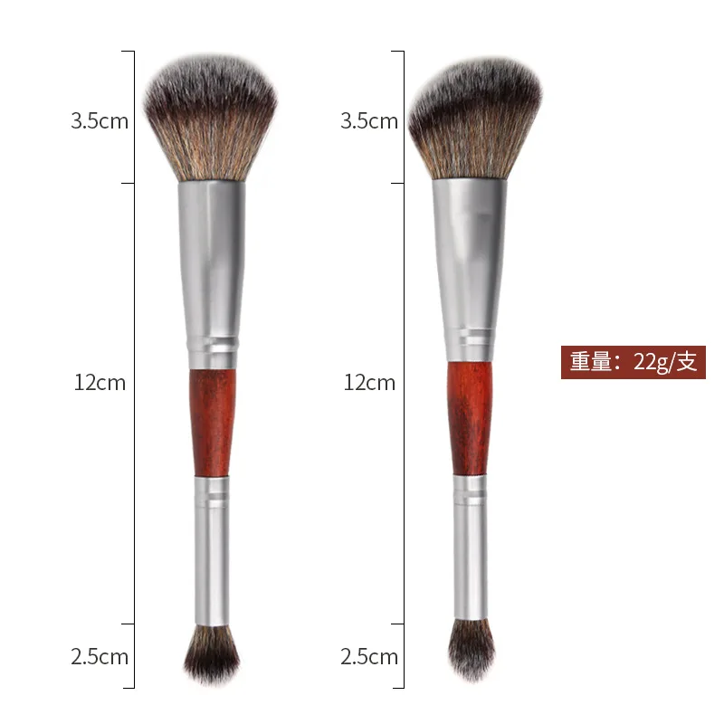 

Eyeshadow Facial Foundation Blush Makeup Brushes Tools 1PC Double Head Professional Multifunction