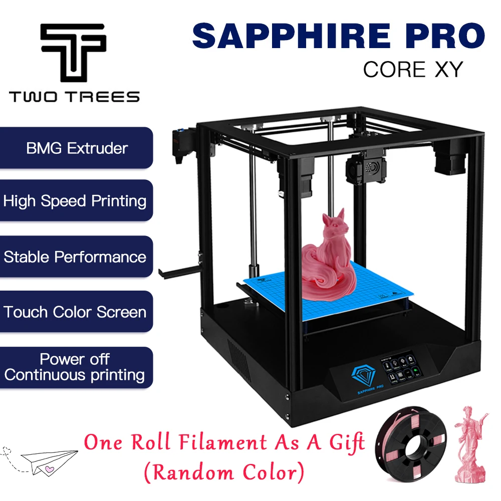Два дерева 3d принтер Sapphire Pro CoreXY BMG экструдер Core xy Высокоточный сапфир S Pro 3d diy наборы 3,5 дюймов сенсорный экран