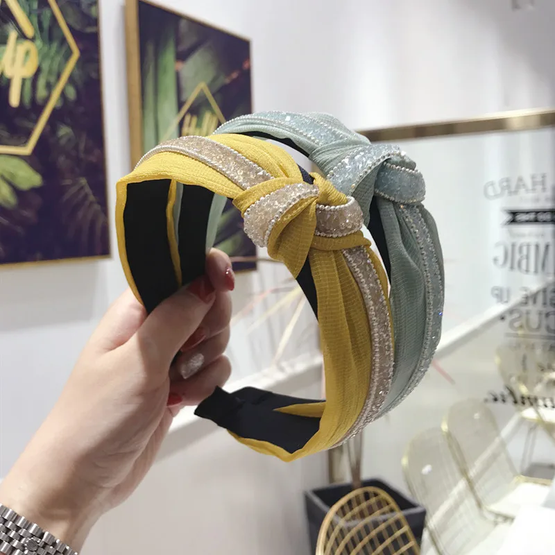 Корейский плетенная повязка для головы ленты волос аксессуары высокого качества