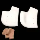 Силиконовая накладка на пятку с защитой от трещин, тонкие эластичные накладки на пятку ног, гелевые стельки, накладки на пятку, 1 пара = 2 шт. PS202