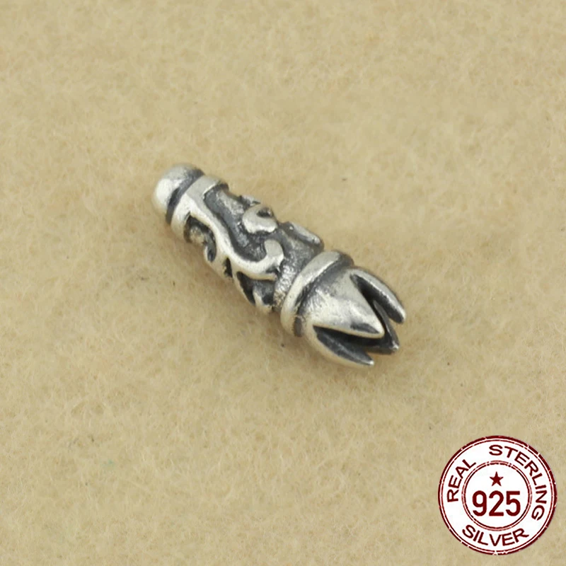 100% S925 серебро бусины модные классические ювелирные изделия крестообразное