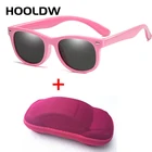 Солнцезащитные очки для мальчиков и девочек HOOLDW, Поляризованные, силиконовые, с защитой UV400, 2020