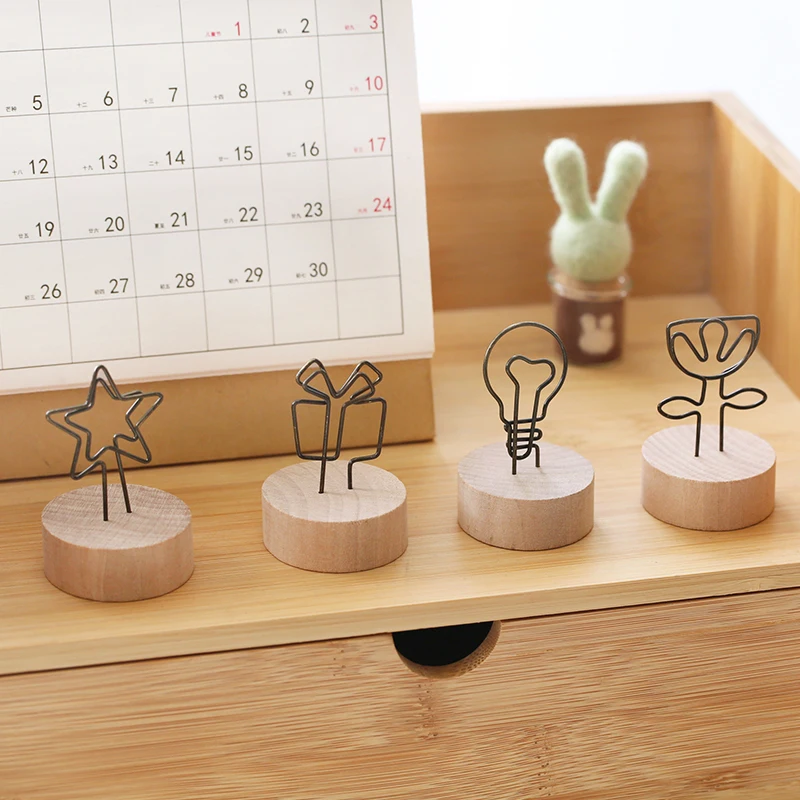 3/5 шт. деревянный держатель для карт и сообщений| |