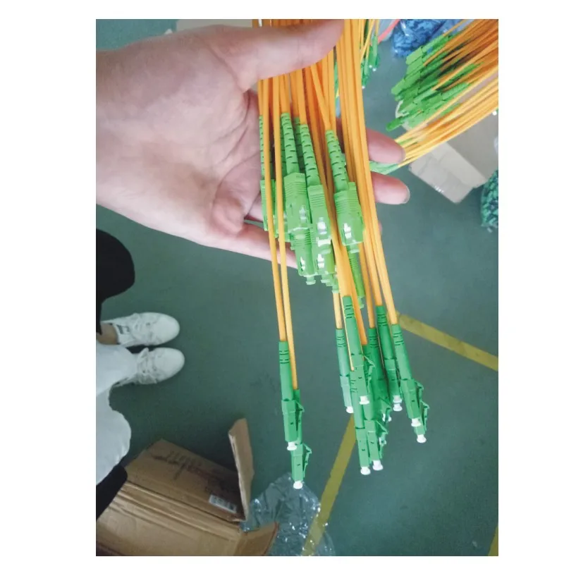 100 шт. оптоволоконный патч корд из ПВХ G652D с коннектором SC диаметром 2 0 мм 1