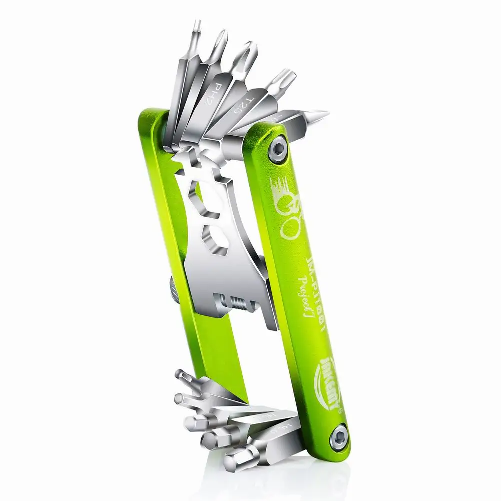 

Bike Fix Kit 11-in-1 Bicycle Repair Tools Kit Portable Bike Multi-tools Set Multifunction Cycling Screwdriver Tool Accessories