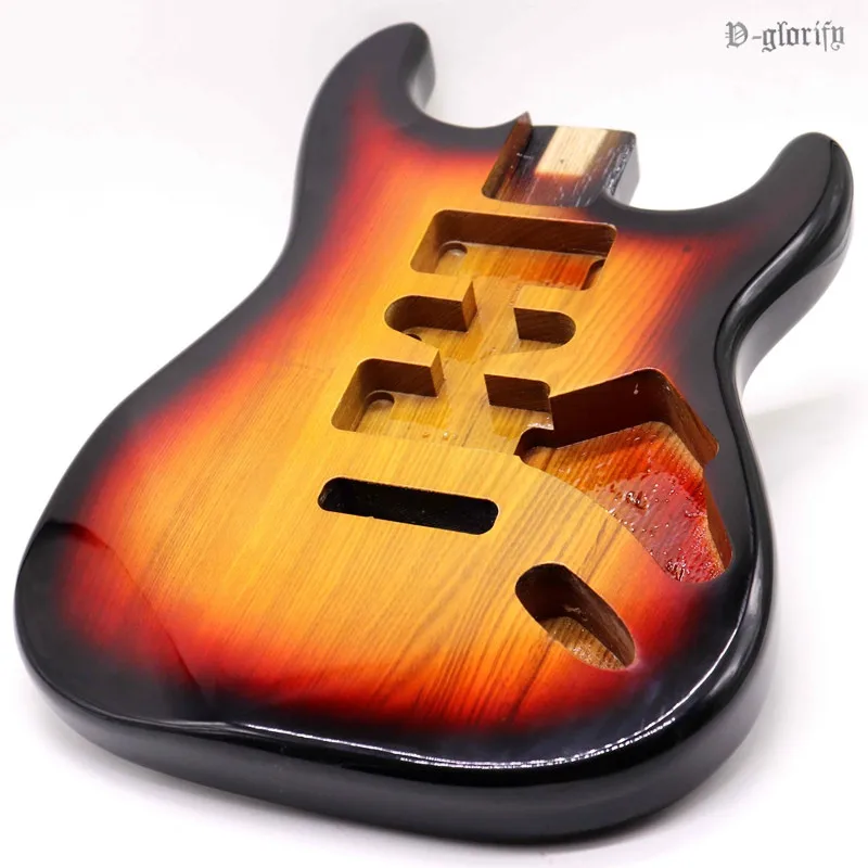 Sunburst Цвет ST электрогитара корпус гитара из ясеня аксессуары корпус гитары корпус хорошее качество