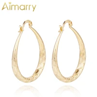 aimarry 925 sterling silver 18k gold fish pattern u shape earrings for women party gifts engagement wedding fashion jewelry