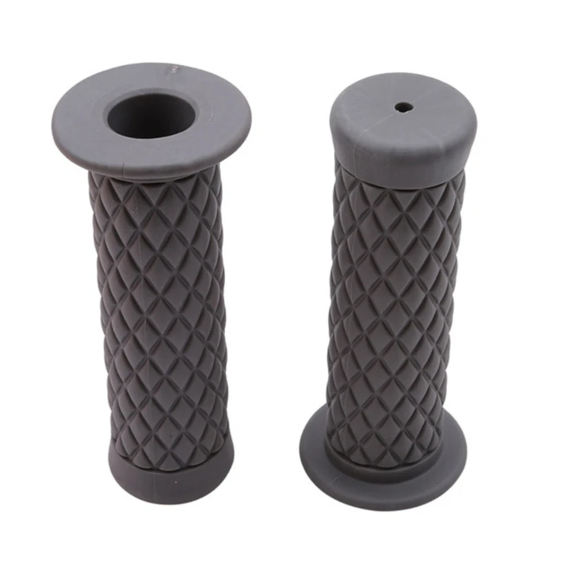 

Motorcycle Rubber Handlebar 2Pcs 7/8 22mm Rubber Handlebar Hand Grip Bar End