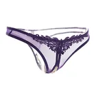 Женское сексуальное нижнее белье с жемчужинами, соблазнительные сексуальные открытые стринги с низкой посадкой, прозрачные танга, женские Эротические трусики