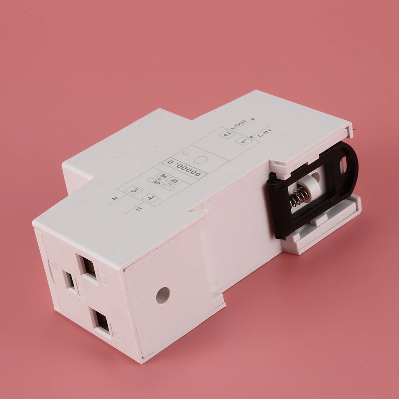 

Din Rail Single Phase Wattmeter Power Consumption Watt Electronic Energy Meter kWh 5-80A 230V AC 50Hz with Reset Function