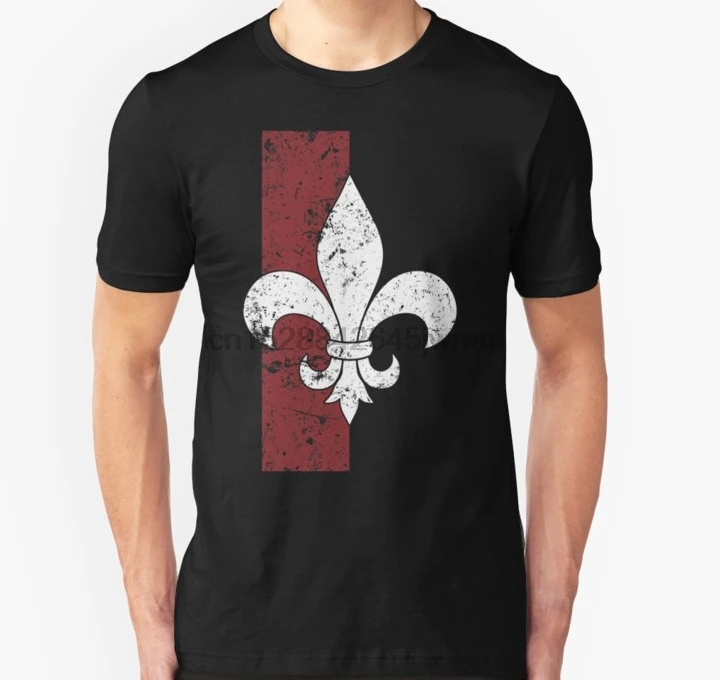 Мужская футболка с коротким рукавом Fleur De Lis унисекс Топы женская