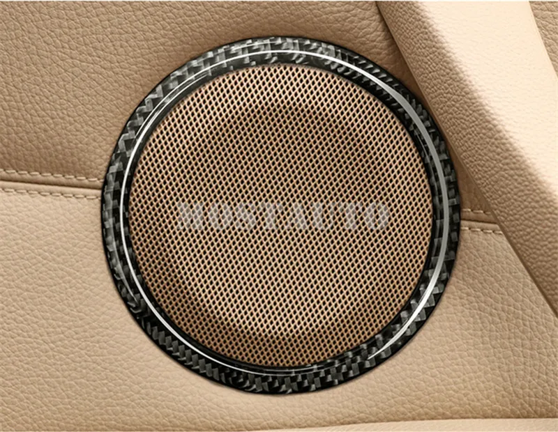 Накладка на внутреннюю дверь автомобиля из углеродного волокна для BMW X1 E84 2010 2015 2