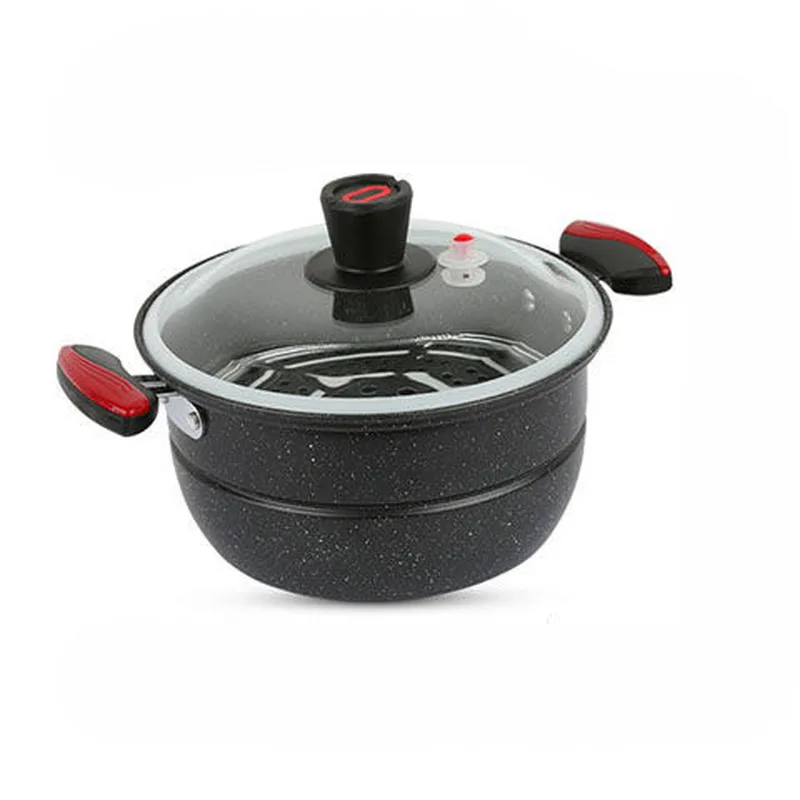 Вакуумный суповый горшок 26 см антипригарная сковорода кипящая кастрюля плита
