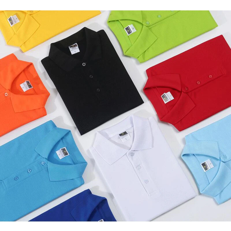 Рубашка поло мужская с отложным воротником брендовая дышащая блуза из хлопка