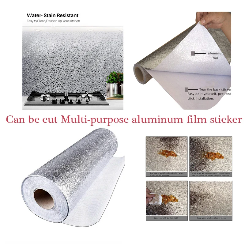 Самоклеящиеся обои из алюминиевой фольги премиум-класса теплостойкие