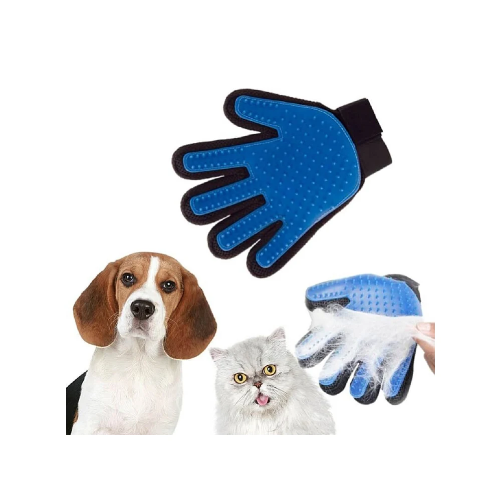Перчатка для вычесывания шерсти домашних животных True Touch | Дом и сад