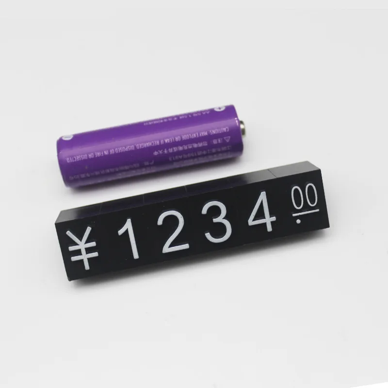 40pcs Numerals price tag cube Numerals price tag  Number Digits Tag Sia Watch Jewelries Pop Pricing Display Stand