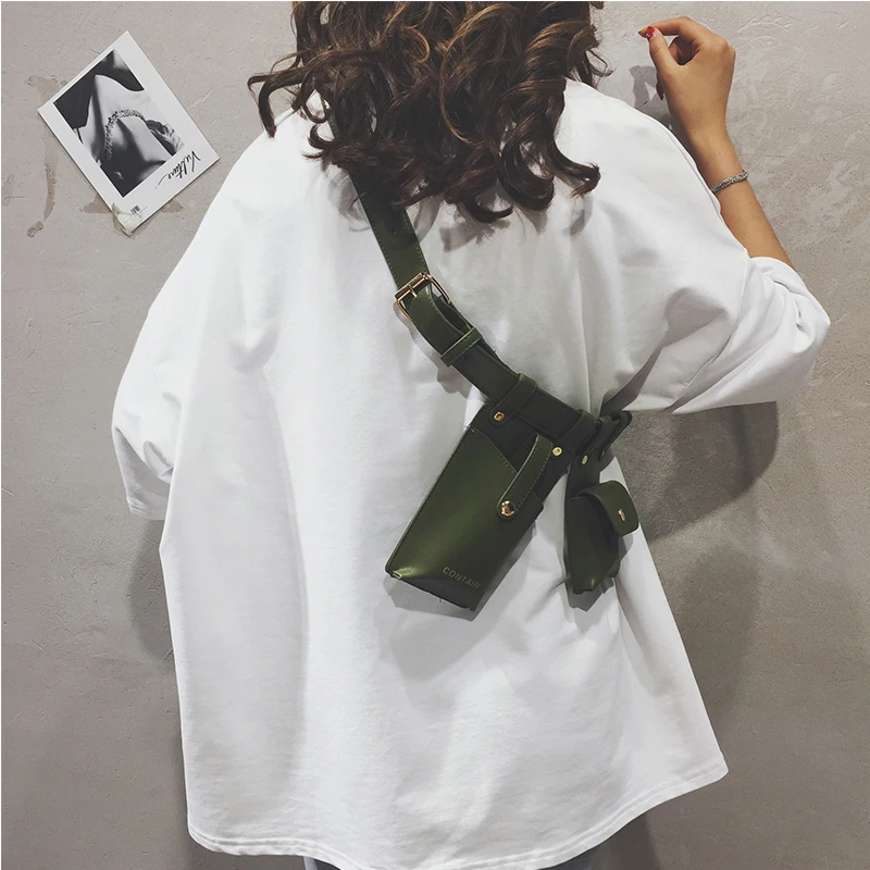 Поясная Сумка для женщин черная поясная сумка на пояс роскошная кожаная