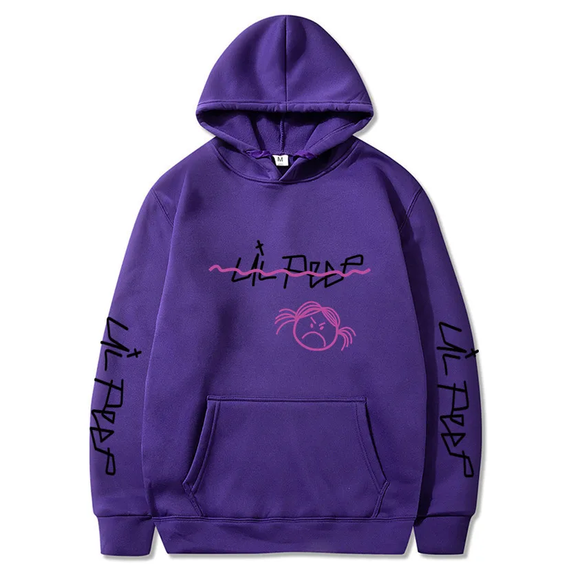 Purple 69 Lil Открытый толстовки Love lil. Peep мужские толстовки пуловер с капюшоном свитшоты мужские/женские sudaderas cry baby уличная Толстовка для мужчин - Цвет: Purple 69