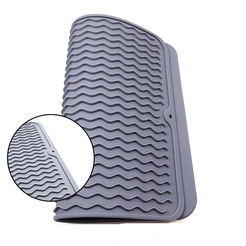 Силиконовые подставки для сушки посуды термостойкие Нескользящие настольные