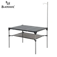 blackdeer outdoor camping desk aluminum alloy folding table portable picnic fishing beer table lightweight rain proof detachable