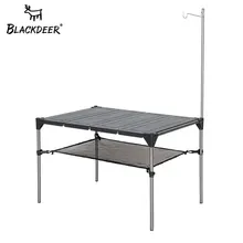 BLACKDEER стол для отдыха на природе складной стол из алюминиевого сплава портативный стол для пикника, рыбалки, пива легкий непромокаемый Съемный стол