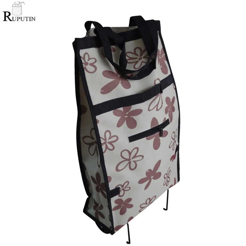 

Small Pull Cart Shopping Food Storage Bags Trolley Organizer Bag On Wheels Bags Folding Portable Shopping Bag Buy Vegetables Bag