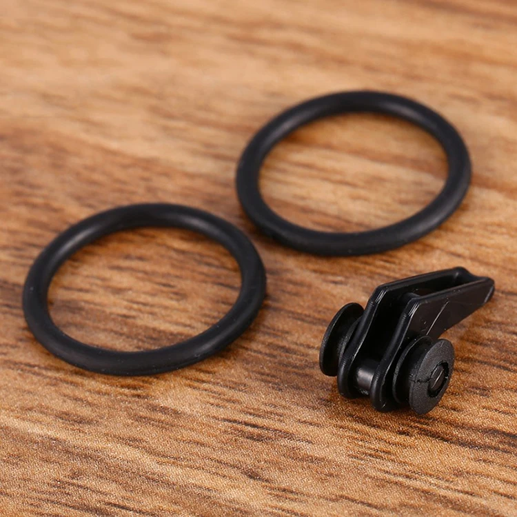 1 набор рыболовный крючок Хранитель приманки держатель с 2 резиновых колечек для