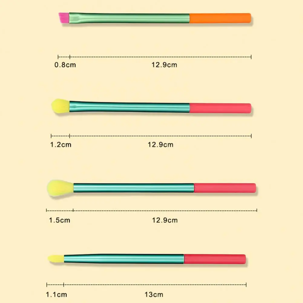 

15Pcs/Set Fashion Cosmetic Brush Non-drop Colorful Artificial Fiber Eye Makeup Brush for Dressing Room