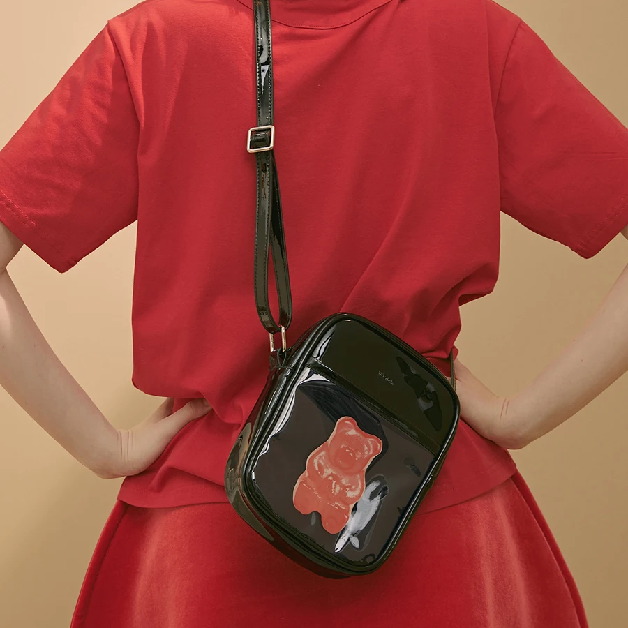 YIZISTORE оригинальные прямоугольные мини-Сумки из искусственной кожи, забавные женские сумки-мессенджеры, подходящие для большинства телефонов серии игрушек(Fun kik