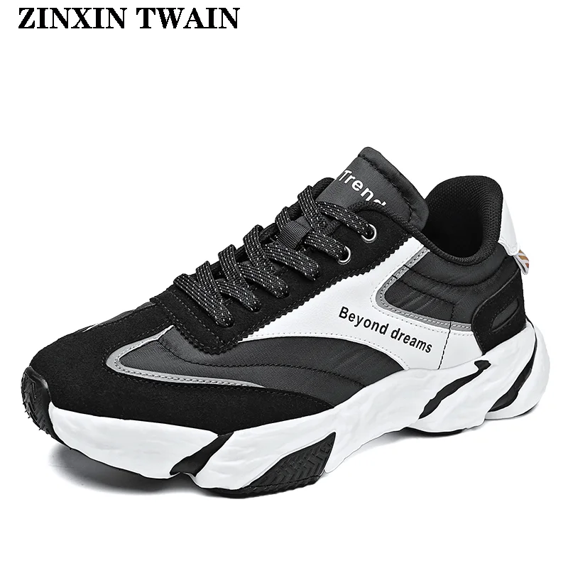 

ZINXINSneakers Мужская Корейская версия низкая, чтобы помочь, модные кроссовки большого размера, модные кроссовки для бега, повседневная мужская о...