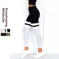 laisiyi sexy leopard print leggings women activewear mesh patchwork fitness legging high waist workout leggings jeggings