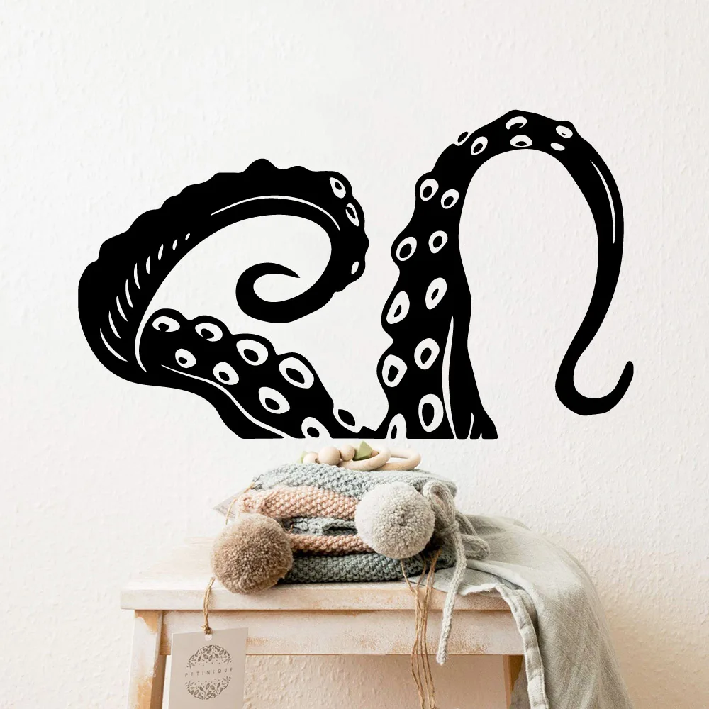 3D Octopus tentacle Removable Art Wall Stickers Decor Living Room Vinyl Waterproof Bedroom Wall Stickers Wallpaper naklejki