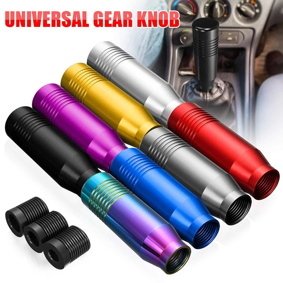 

Car Racing Styling Gear Shift Knob Manual Transmission Aluminum Shifter Lever Knob Gear Stick Universal For Honda/VW/BMW/Toyota