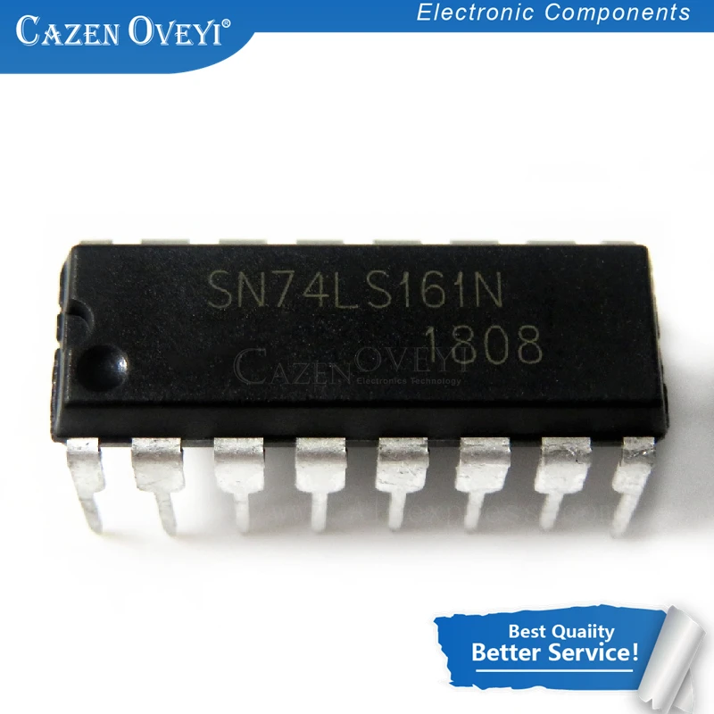 10 шт./лот SN74LS161N DIP 16 74LS161 DIP16 SN74LS161AN HD74LS161AP в наличии|Интегральные схемы| |