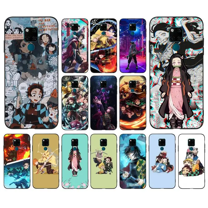 

Yinuoda Cartoon Japan Anime Demon Slayer Phone Case for Huawei Mate 20 10 9 40 30 lite pro X Nova 2 3i 7se