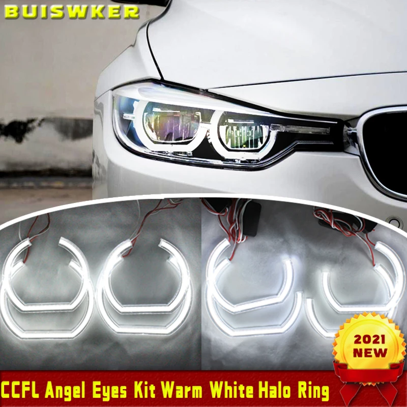 

For BMW 7 Series E38 1995-2001 XENON headlight DTM M4 Style Ultra bright led Angel Eyes DRL halo rings Retrofit Accessories